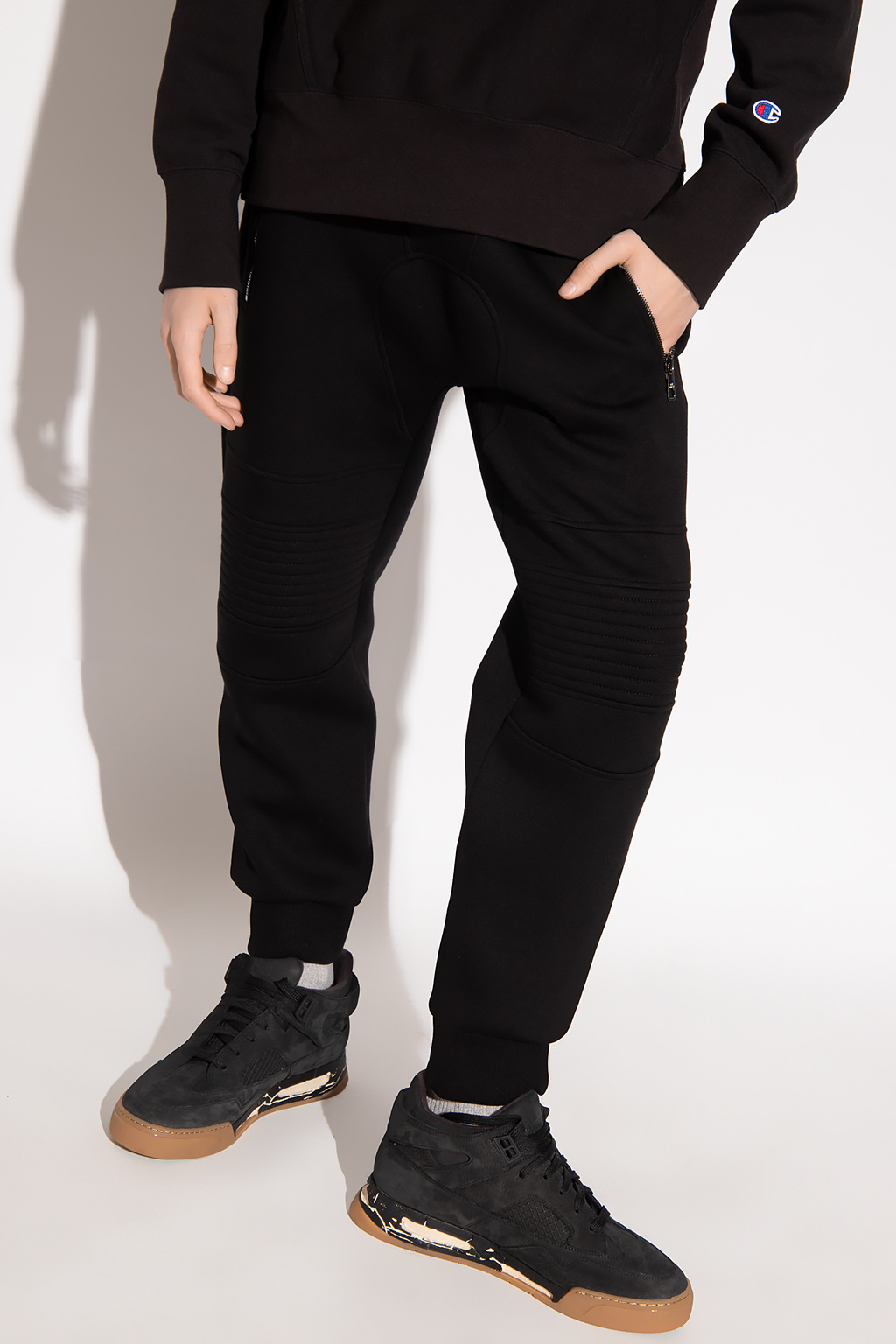 Trousers with stitching details Neil Barrett - kids straight-leg ...